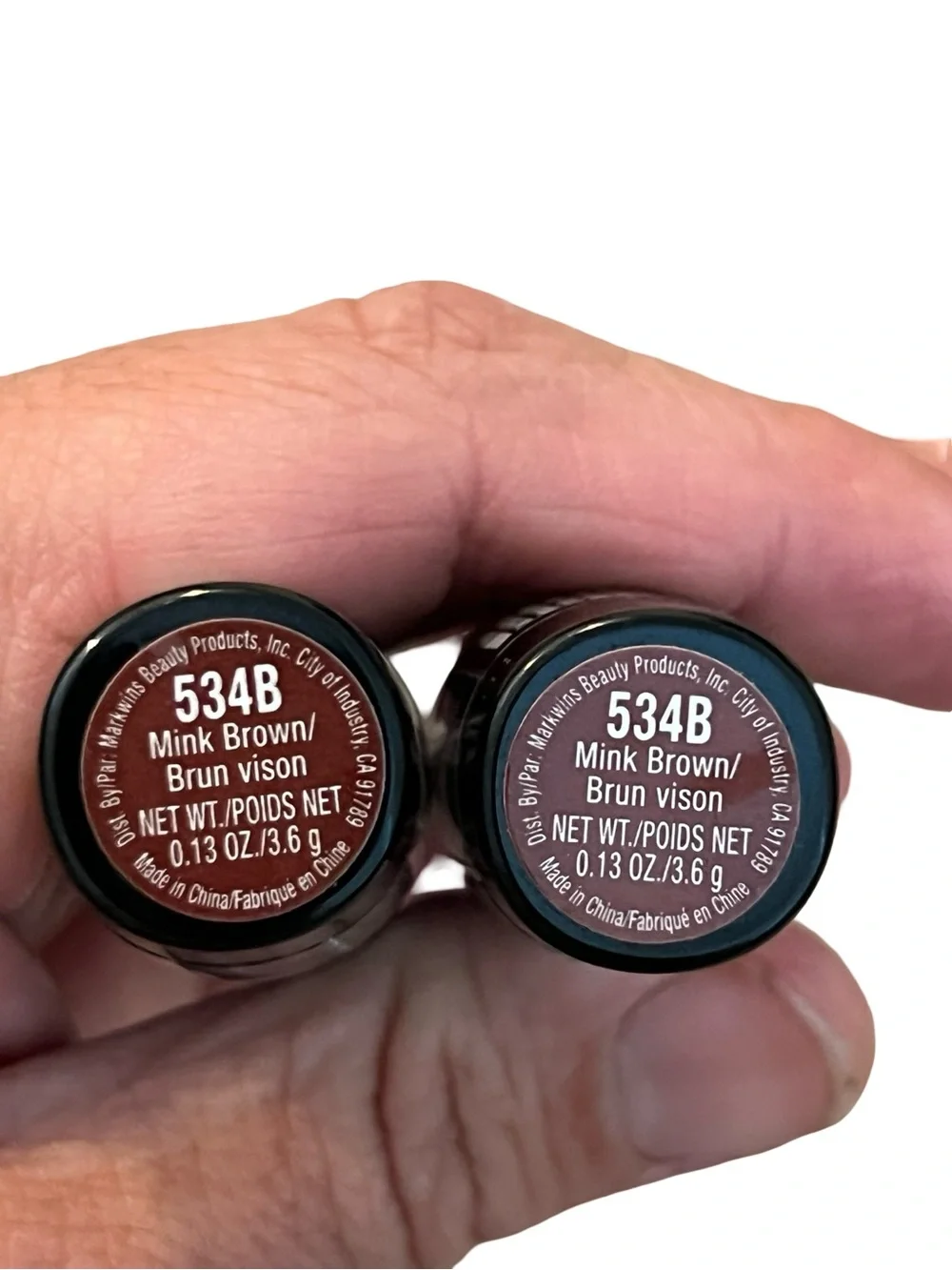 Wet n Wild Mink Brown Lipstick Shade 534B Duo FINAL PRICE DROP